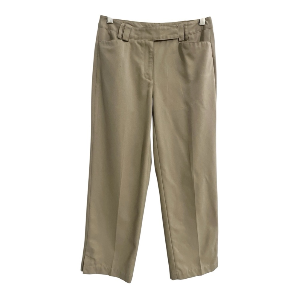 Liz Golf Women's Size 4 Khaki Audra Capri Pants Golfcore Preppy Gorpcore